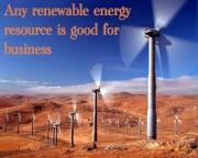 Windpower is clean and renwable 